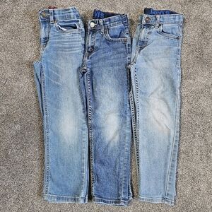 Levi's Boy's Light and Medium Blue Jeans 514 & 2 502 Size 6Reg